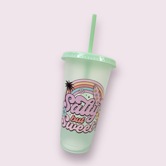 Salty but sweet cold cup