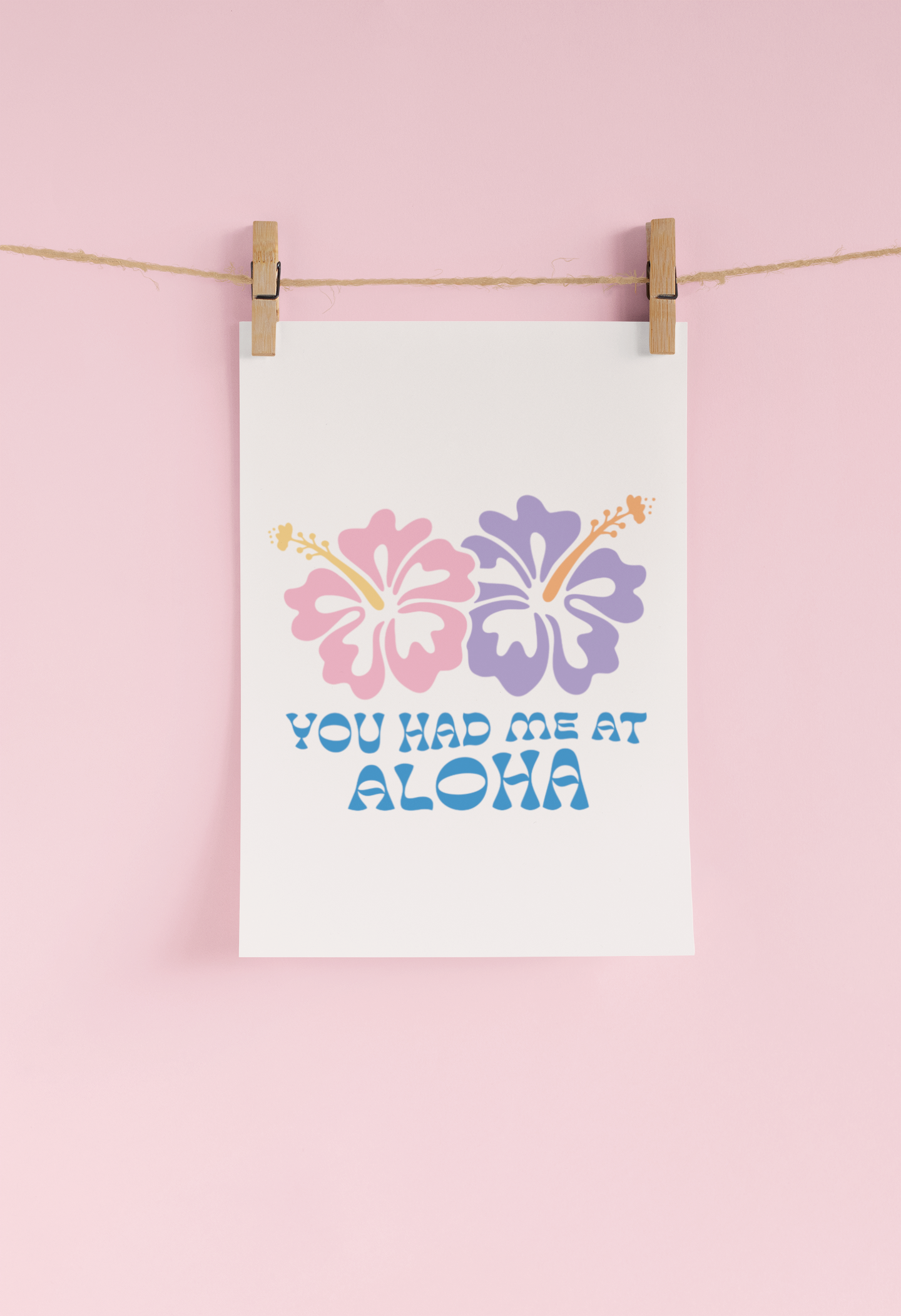 Had Me At Aloha Print